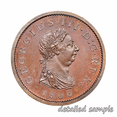 1806 King George III Penny